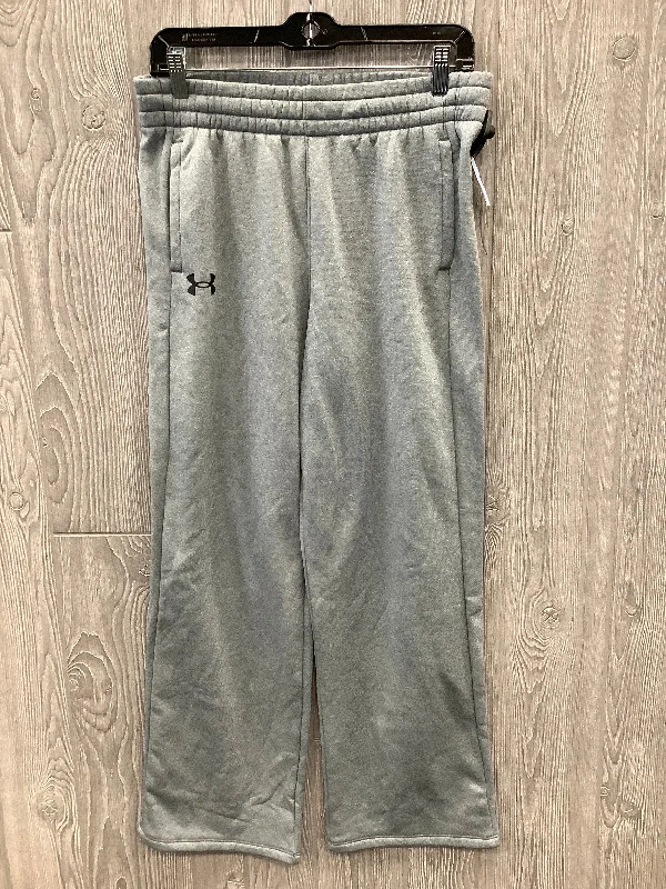 Stylish Linen Pants-Athletic Pants By Under Armour In Grey, Size: S