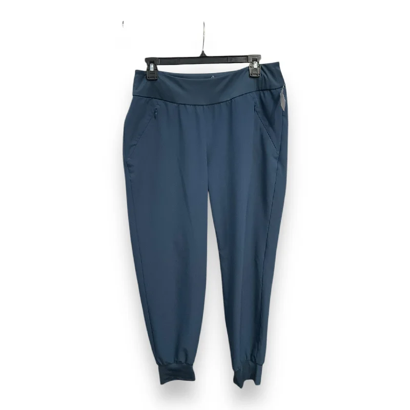 Distressed Denim Pants-Athletic Pants By Adidas In Blue, Size: M