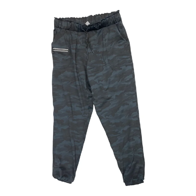 Stretch Chino Pants-Athletic Pants By Cmc In Black & Blue, Size: L