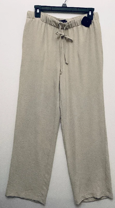 Tailored Wool Pants-Pants Lounge By Rachel Zoe In Tan, Size: S