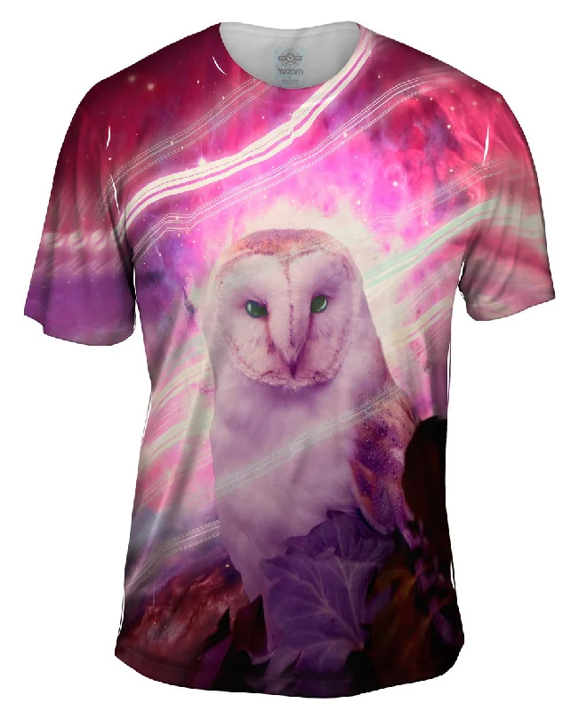 Custom Printed T-Shirt-Power Owl