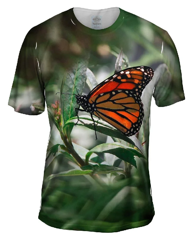 Beach T-Shirt-Mono Butterfly