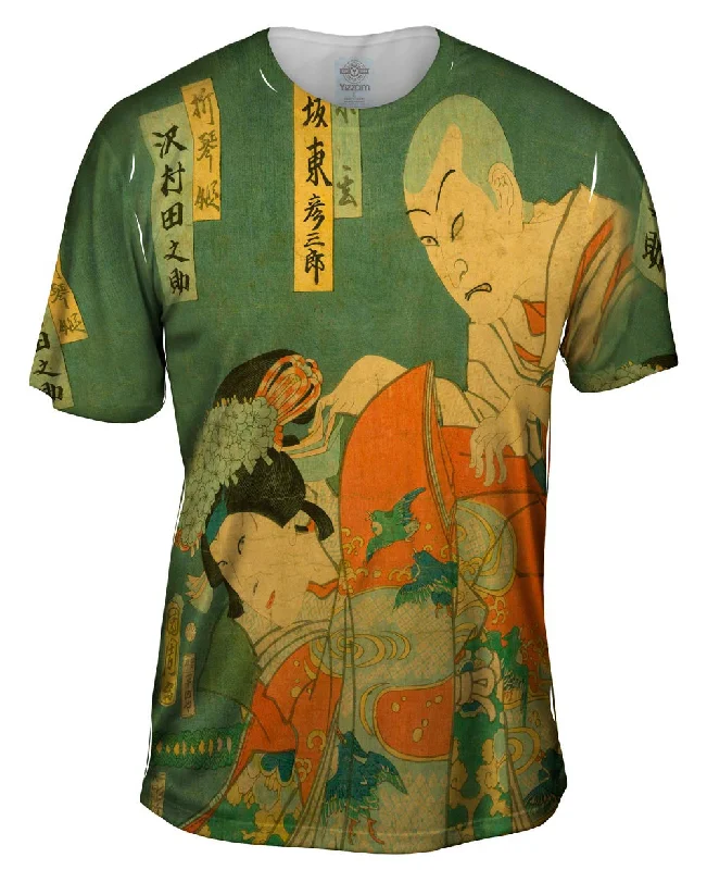 Graphic Tee Shirt-Japan -"Kunichita Print" (1862)