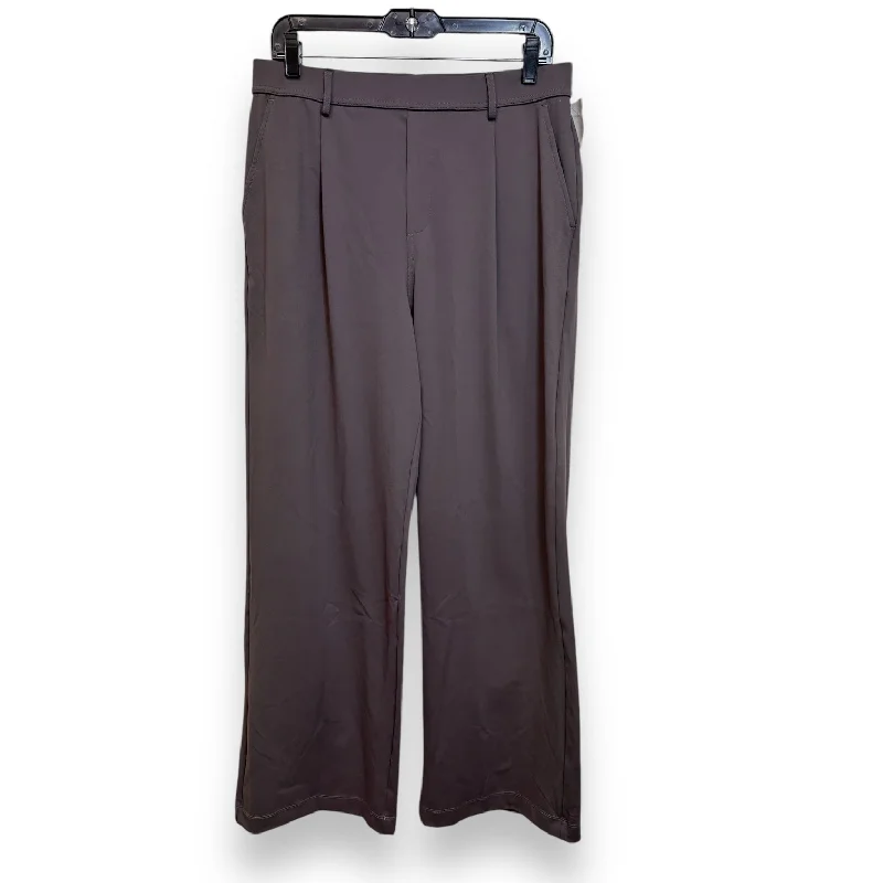 Stretch Chino Pants-Athletic Pants By HALARA In Brown, Size: L