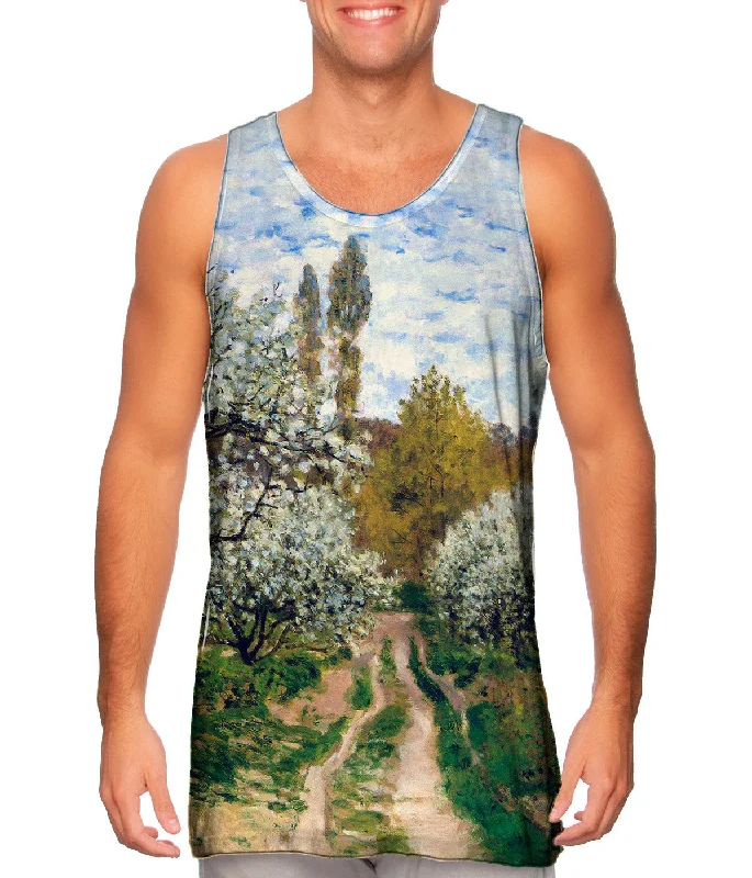 Active Lifestyle Tank-Monet -"Trees in Bloom" (1872)