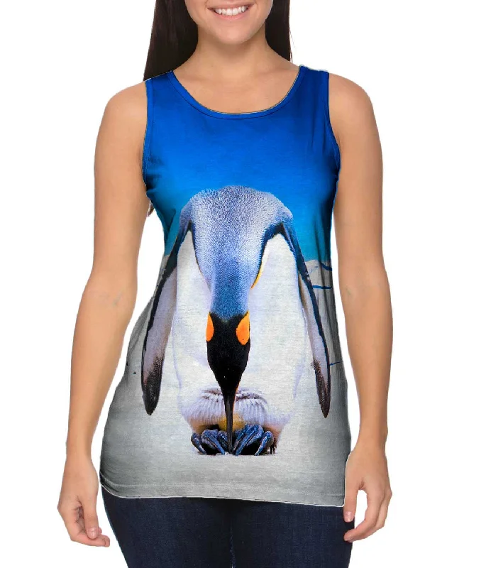 Summer Workout Tank-Penguin Snow