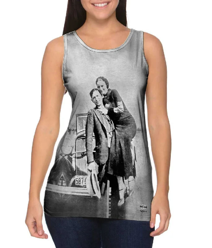 Cotton Stretch Tank-Original Gangster Bonnie And Clyde 1933