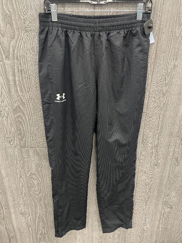 Classic Plaid Trousers-Athletic Pants By Under Armour In Black, Size: M