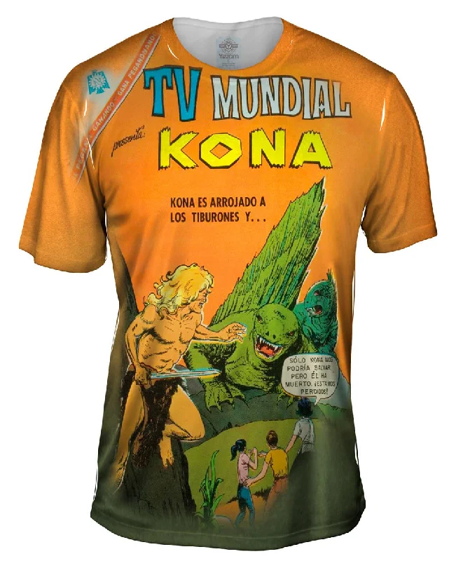 Fun Style T-Shirt-Spanish Kona Comic Retro