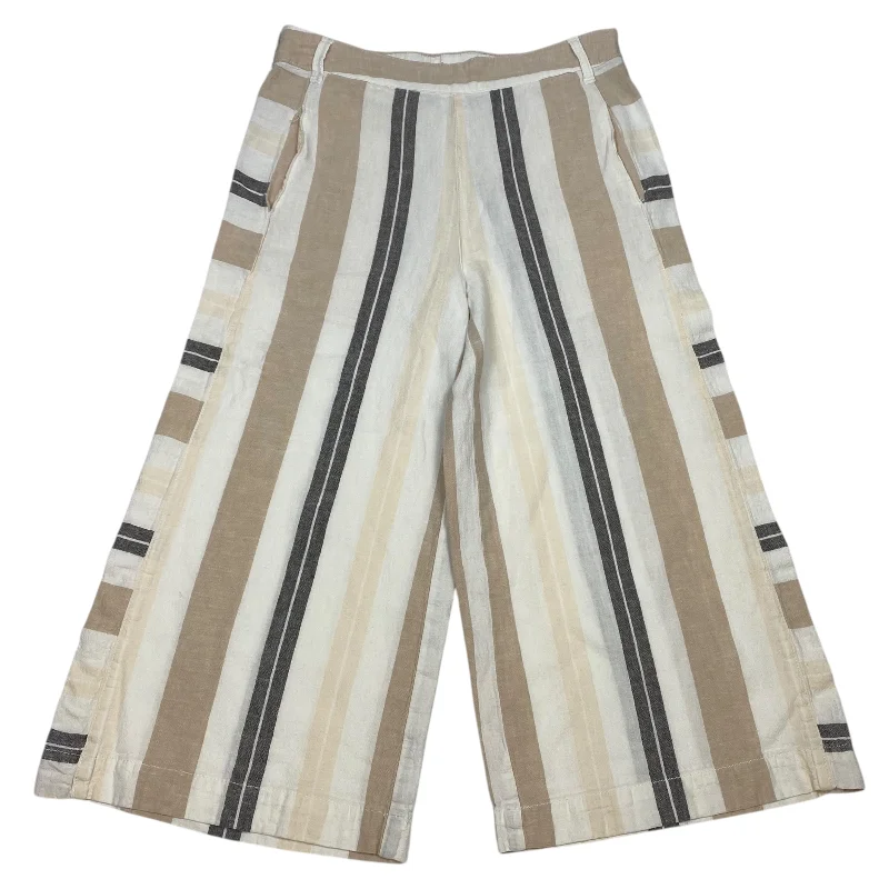 Light Fabric Summer Pants-Pants Cropped By Anthropologie In Tan, Size: Xs