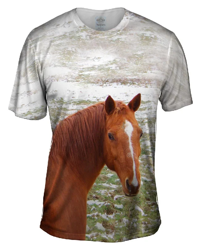 Cute Animal T-Shirt-Horse Looking Back