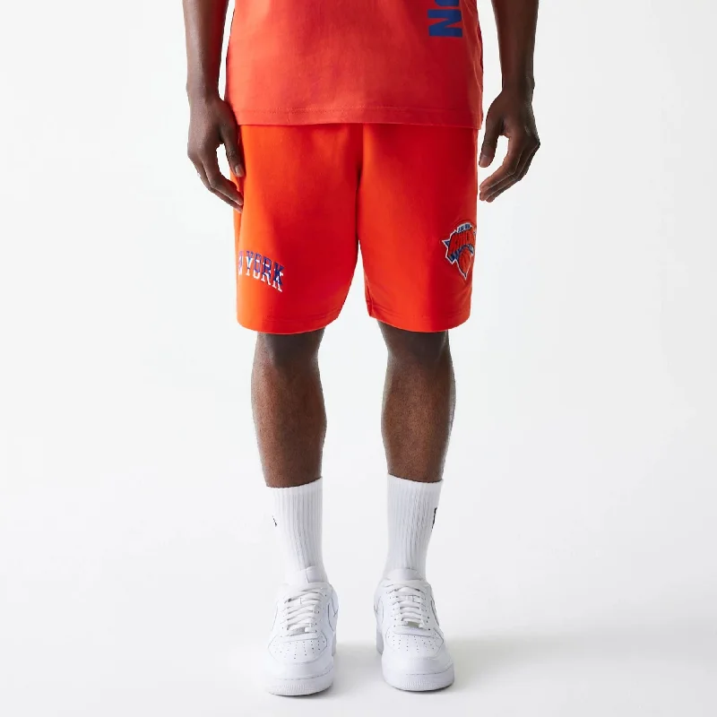 Vintage Shorts-New York Knicks NBA City Edition Orange Shorts