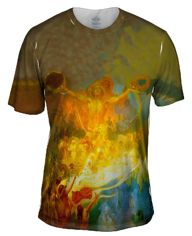 New York City T-Shirt-Mucha - "The Apotheosis of the Slavs"