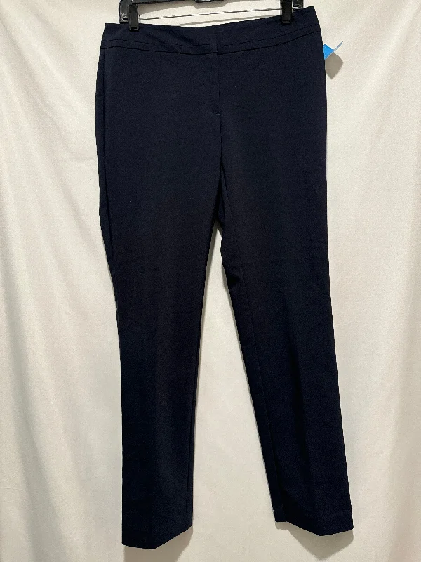 Casual Plaid Pants-Pants Dress By Ann Taylor In Blue, Size: 6