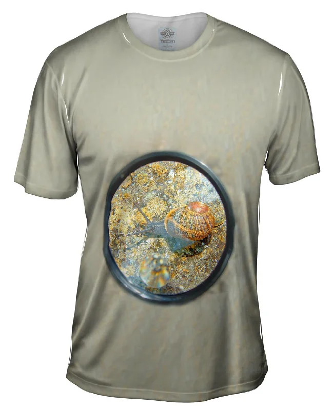 Mountain Design T-Shirt-Small Snail Slither