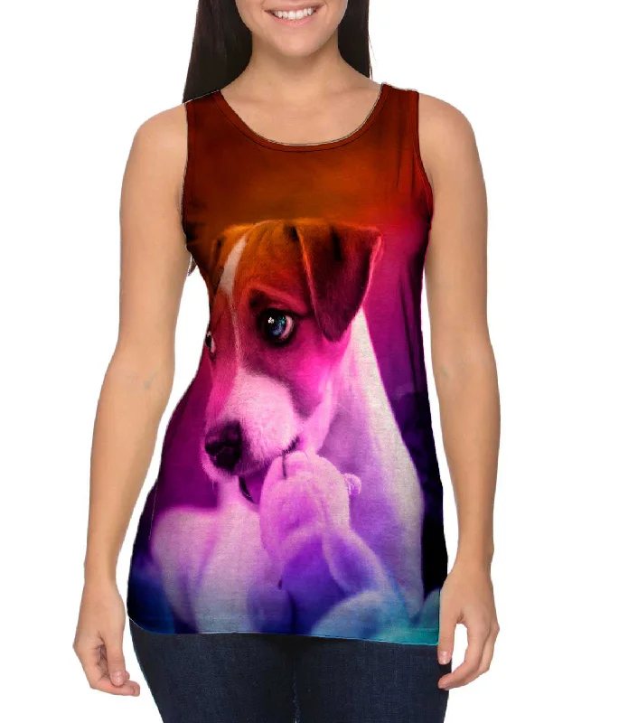 Fashionable Tank Top-Parson Terrier Puppy