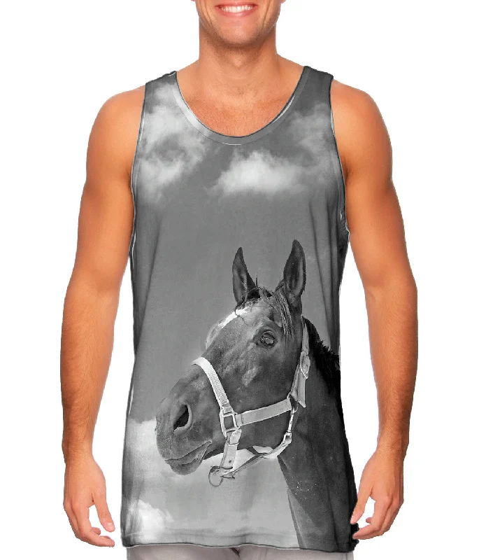 Breathable Sports Vest-Monochrome Adventure Horse