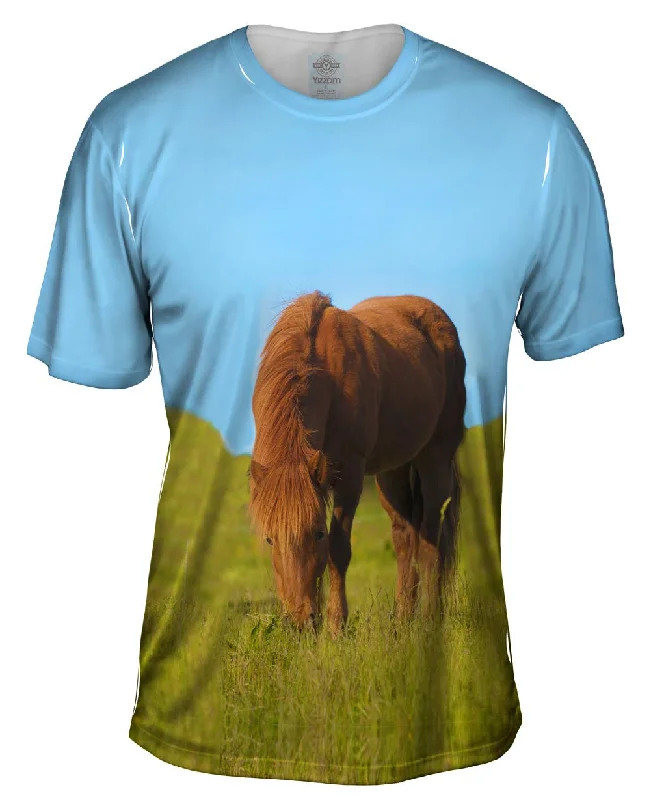 Patriotic T-Shirt-Grazing Wild Horse