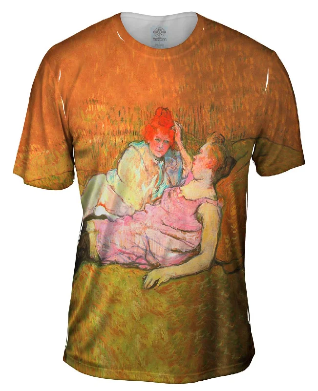 Graphic Tee Shirt-Henri de Toulouse Lautrec - "The Sofa" (1896)