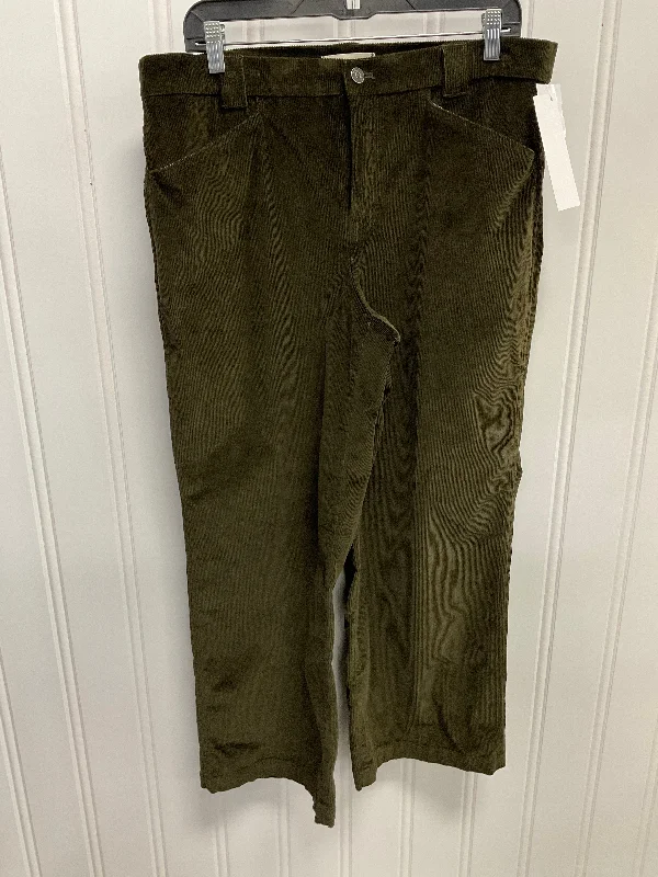 Stretch Performance Pants-Pants Wide Leg By Madewell In Green, Size: 14p