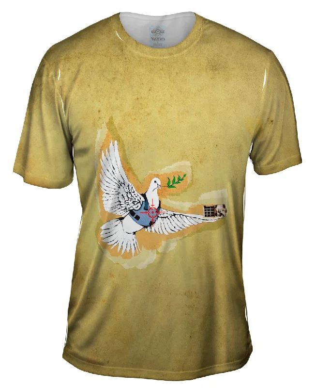 Cool Quotes T-Shirt-Graffiti Banksy Dove