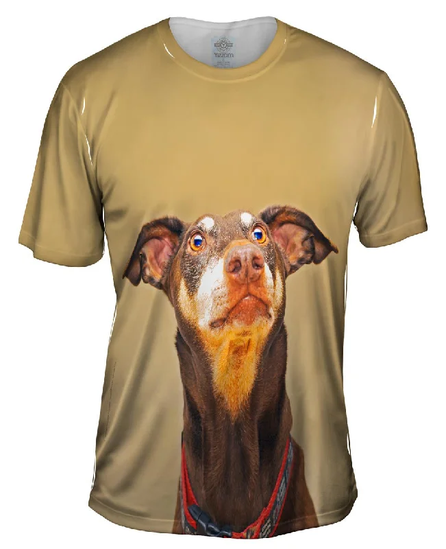 Peaceful Nature T-Shirt-Is That Bacon Golden Doberman Pinscher