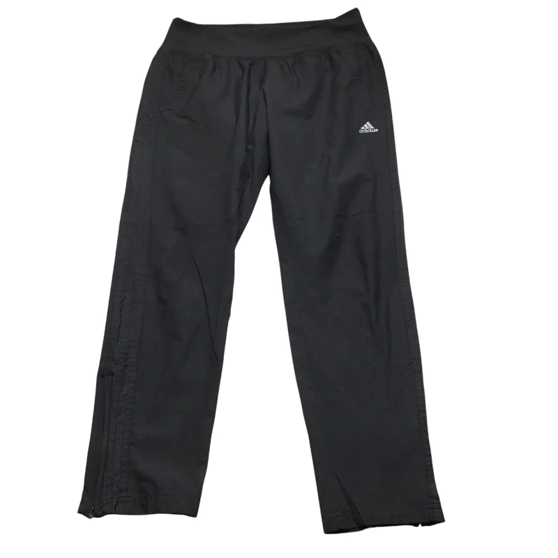 High-Waisted Denim Jeans-Athletic Pants By Adidas In Black, Size: M