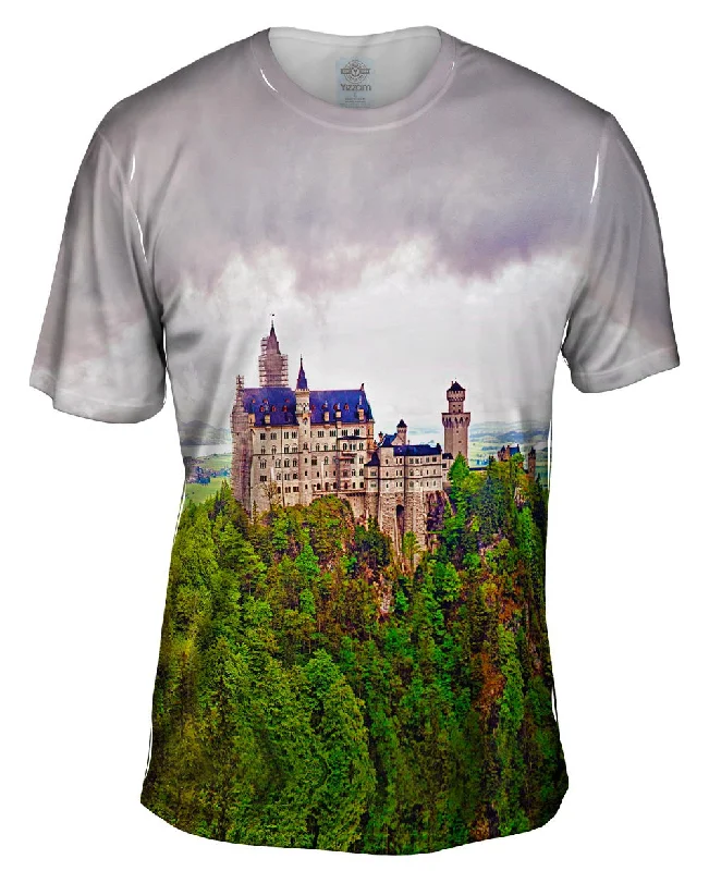 Simple Plain T-Shirt-Neuschwanstein Castle