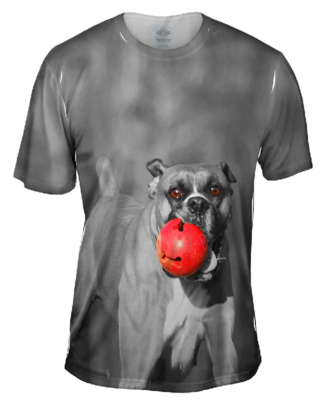 Ocean Graphic T-Shirt-My Ball Mean Boxer