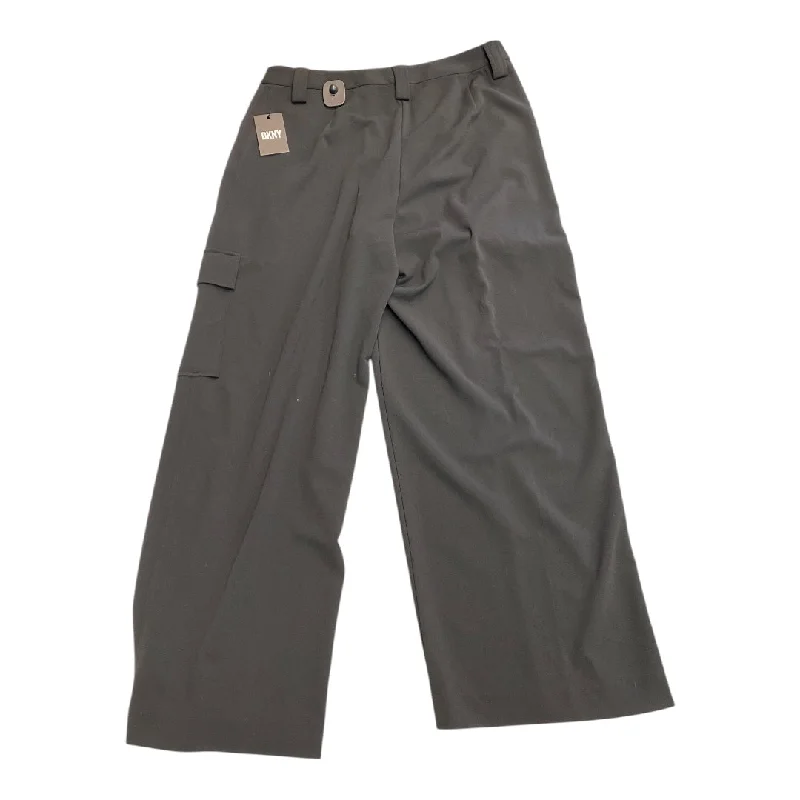 Relaxed Fit Work Pants-Pants Other By Dkny In Black, Size:16