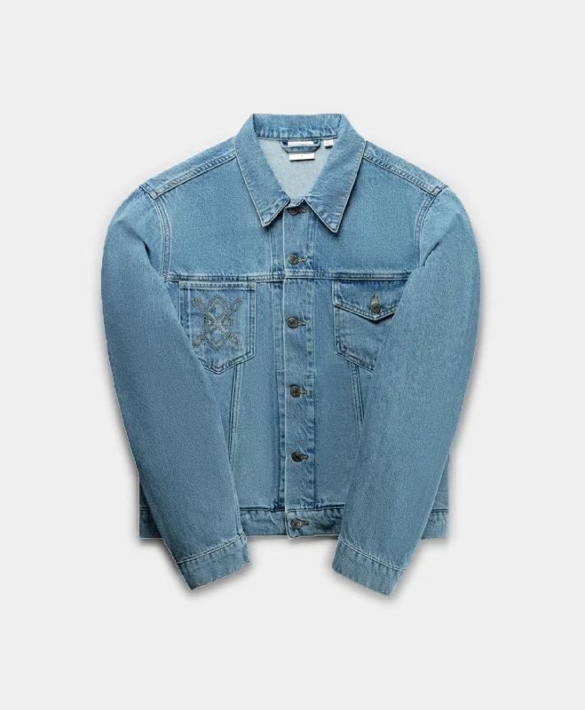 Snowboard Jacket-Light Blue Nunise Denim Jacket