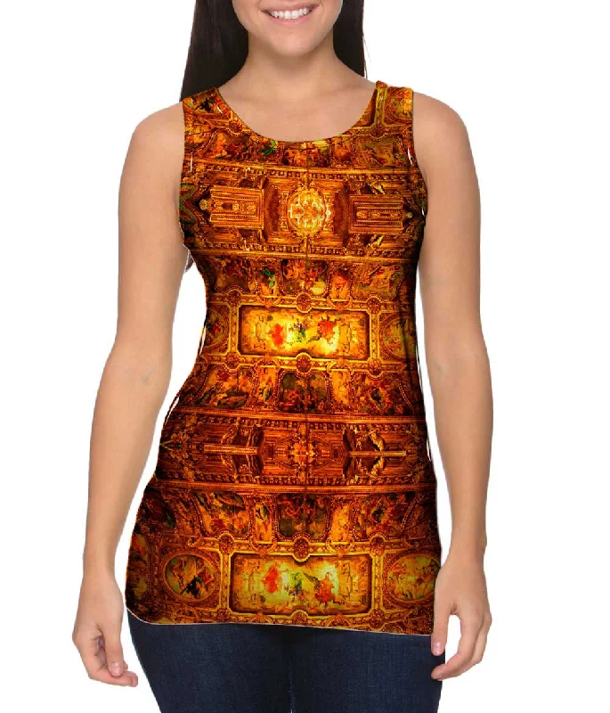 Classic Sleeveless Tee-Michelangelo - "Gold Sistine Chapel" (1512)