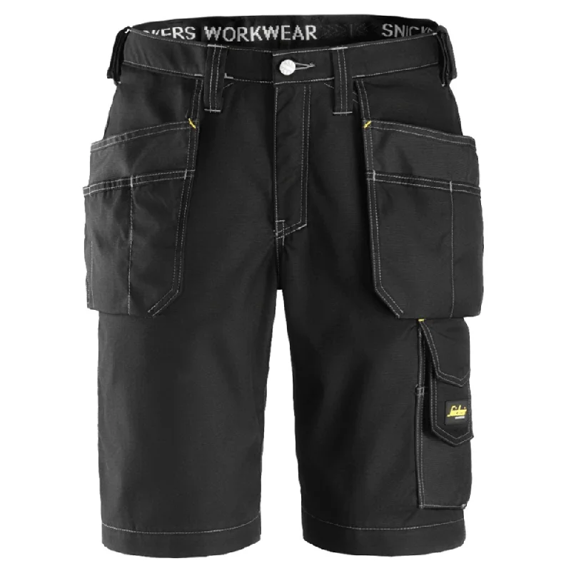 Sweat-Wicking Shorts-Snickers 3023 Craftsmen Holster Pocket Rip-Stop Shorts Various Colours