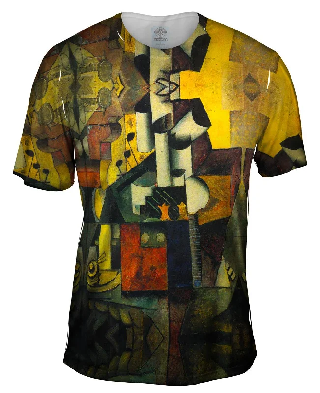 Casual Wear T-Shirt-Kazimir Malevich - "Musical Instrument" (1913)