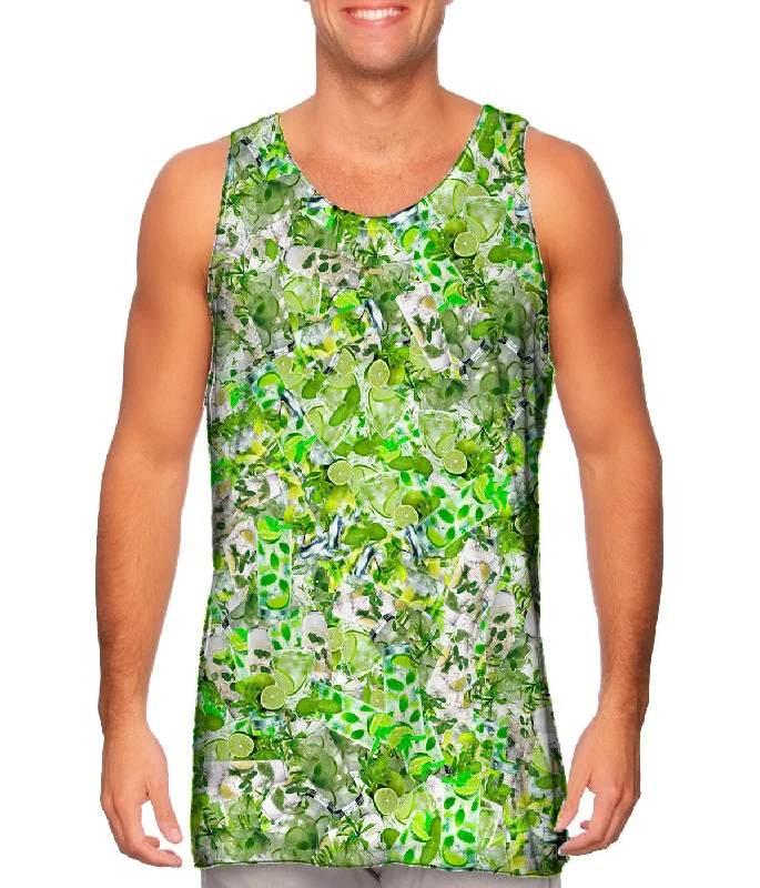 Vintage Muscle Tank-Mojito Sunrise 2