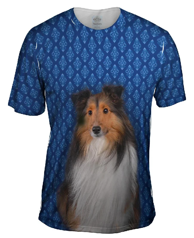 Love Heart T-Shirt-Serious Collie