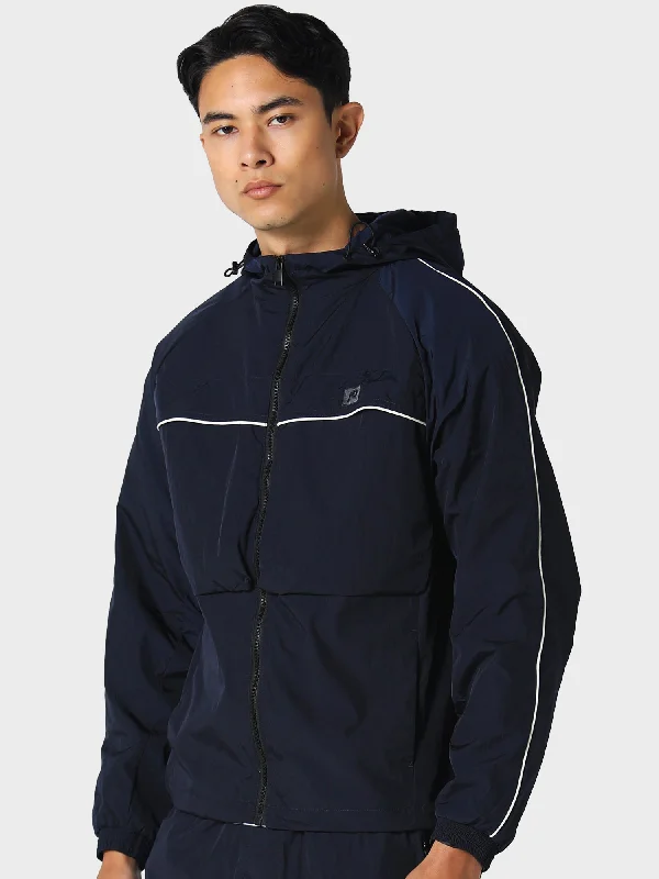 Stylish Quilted Jacket-Stanforth Navy Jacket