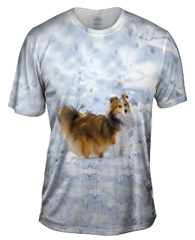 Adventure T-Shirt-Snow Day Sheltie