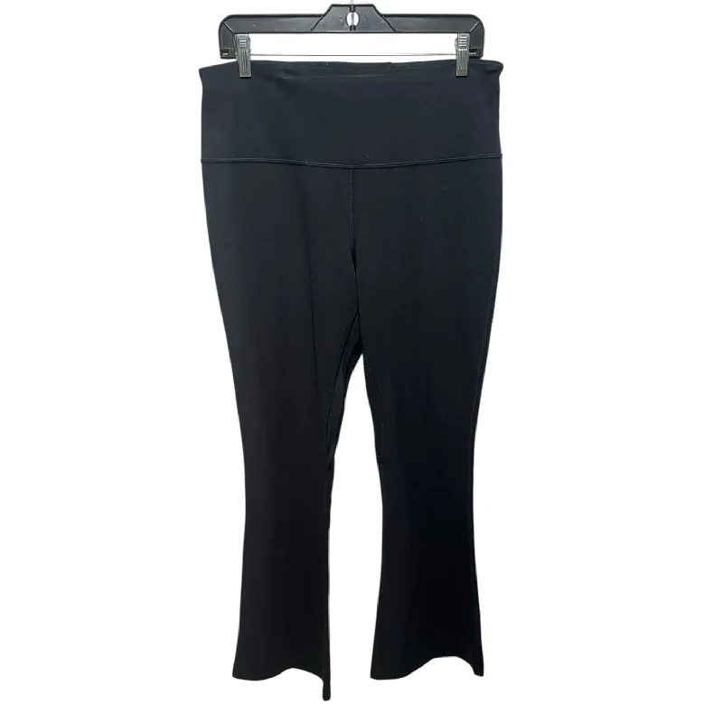 Classic Chino Pants-Flared Athletic Pants By Lululemon In Black, Size: 14