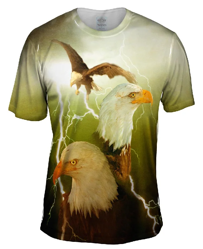 Fantasy Graphic T-Shirt-Lighting Eagle