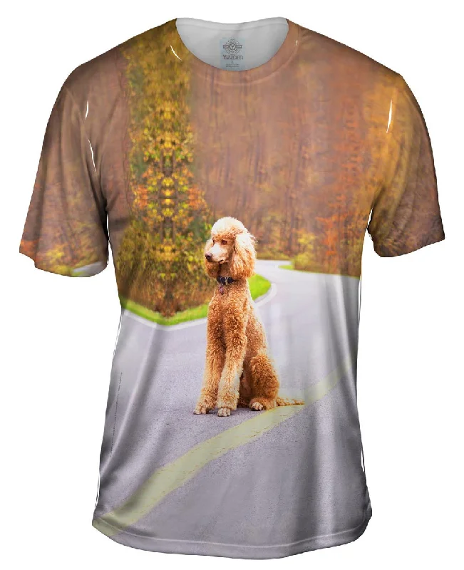 New York City T-Shirt-Poodle Going North