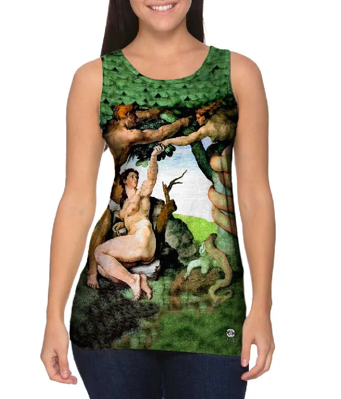 Cozy Summer Vest-Michalangelo - "Adam And Eva" (1512)