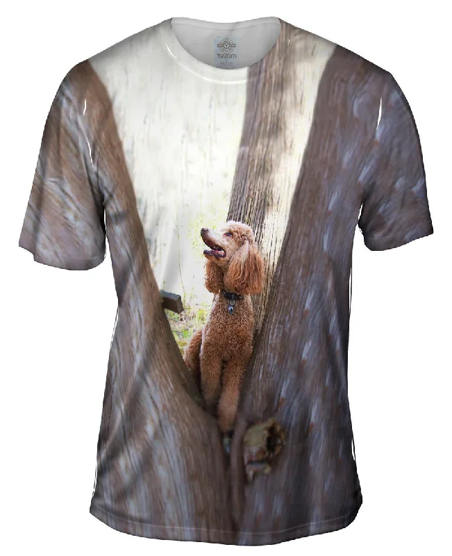 Travel Adventure T-Shirt-Poodle Up A Tree