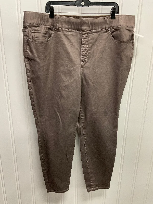 Comfortable Sweat Joggers-Pants Other By Lane Bryant In Bronze, Size: 24