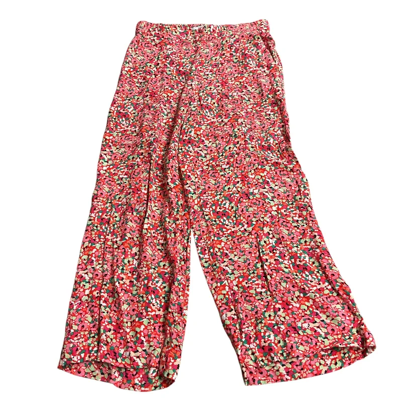 Relaxed Fit Capri Pants-Pants Other By Loft In Multi-colored, Size: Xs