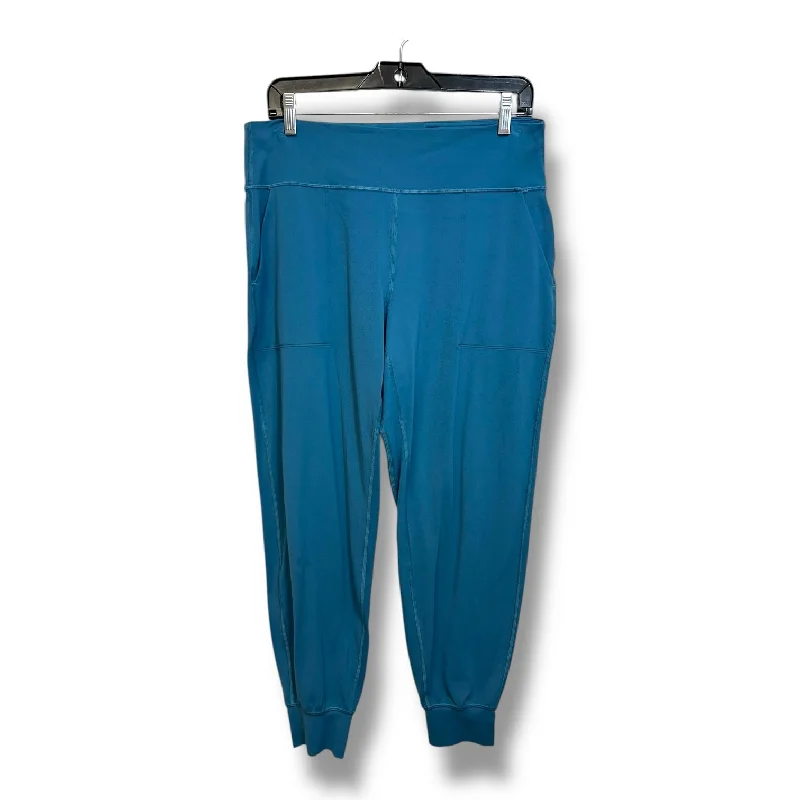 Sports Jogger Pants-Athletic Pants By Lululemon In Teal, Size: 12