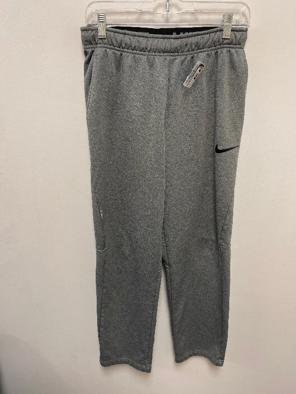 Casual Cargo Pants-Athletic Pants By Nike Apparel In Grey, Size: S