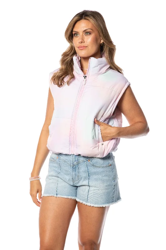 Warm Fleece Jacket-Boxy Mock Neck Vest