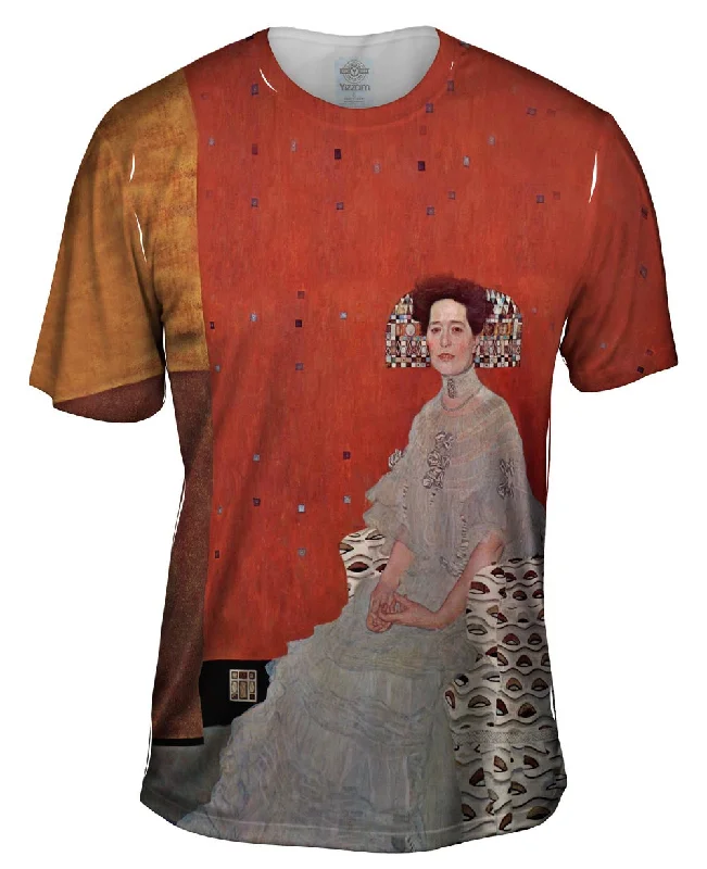 Music Lover T-Shirt-Gustav Klimt -"Fritza Riedler" (1906)