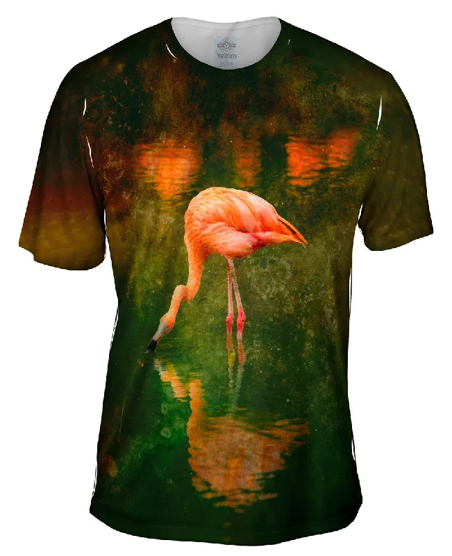 New York City T-Shirt-Stain Lake Flamingo